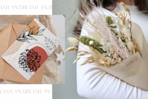 Фирменный стиль флористической студии "Расцветай"