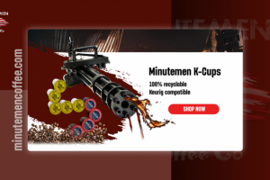 Баннер с капсулами Minutemen coffee для кофемашин