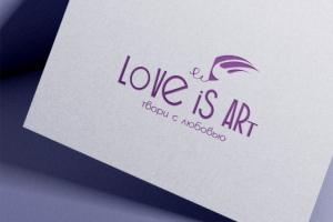 Логотип Love is art
