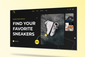 Первый экран "Sneakers"