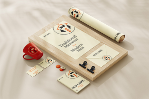 Фирменный стиль для мужского бутика