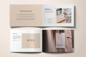 Брошюра для магазина одежды