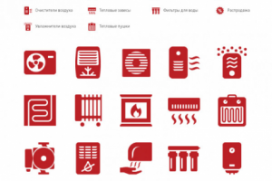 Разработка иконок для климатического оборудования