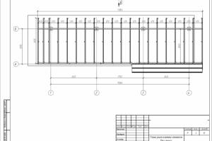Навес зоны разгрузки магазина.