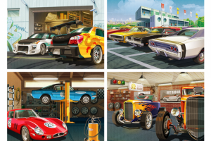Иллюстрации для «RKM», приложение «My Classic Garage».