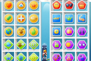 «Tykoon» Бейджики-ачивки и иконки меню для приложения.