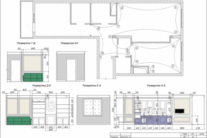 Рабочий проект дизайна квартиры