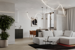 Светлый интерьер