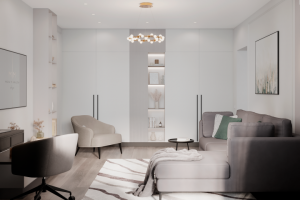 Светлый интерьер