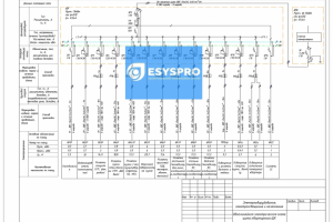 ЭОМ однолинейная схема квартирного щита
