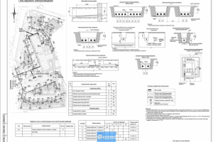 План наружных сетей электроснабжения и освещения