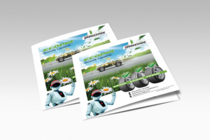 Дизайн брошюры для Bridgestone