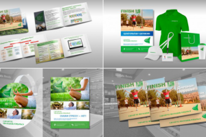 Дизайн POSm для рекламной кампании "Никоретте"