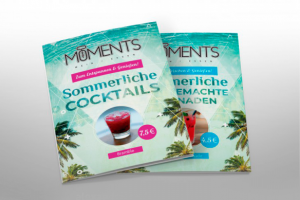 Листовка для ресторана Moments