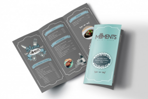 Дизайн меню для ресторана Moments