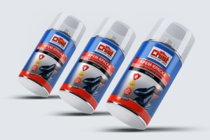 Дизайн этикетки для обувного спрея Chist