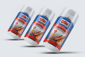 Дизайн этикетки для обувного спрея Chist