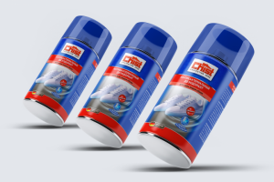 Дизайн этикетки для обувного спрея Chist