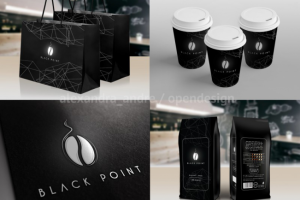 Дизайн упаковки для кофе Black Point