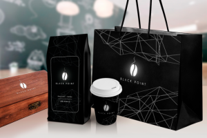 Дизайн упаковки для кофе Black Point