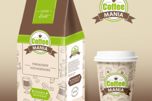 Дизайн упаковки для кофе CoffeeMania