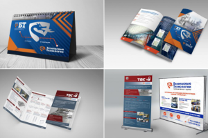 Дизайн POSm для компании "Безопасные технологии"