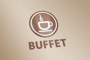 Логотип для кафе BUFFET