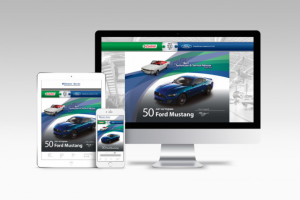 Дизайн сайта для выставки Сastrol / FORD