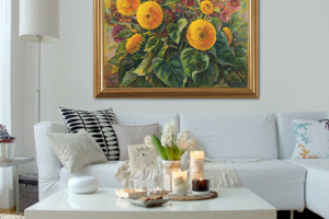 "Подсолнухи" (холст, масло)