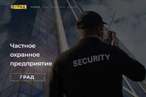 Разработка и продвижение лэндинга охранного предприятия