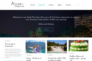 Разработка блога о путешествиях