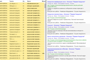 Яндекс Директ: медицинская клиника в Москве
