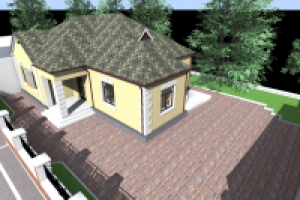 Одноэтажный жилой дом