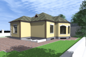 Одноэтажный жилой дом