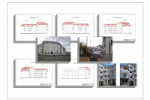 Реконструкция кровли к мансарде многоквартирного жилого дома.