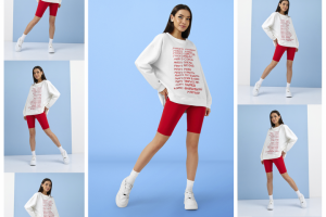 Ретушь модели для рекламы в соц сетях