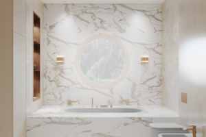 Ванная в стиле неоклассика