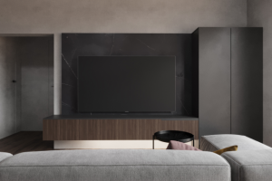 Гостиная в стиле лофт