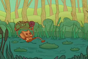 Путешествие маленького робота