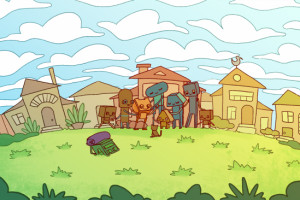 Путешествие маленького робота