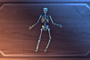 Мини-игра на сборку скелета