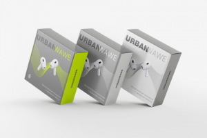 упаковка беспроводных наушников