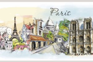 Нанесение на кружку, серия «Города мира»