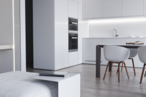 Квартира в белых тонах