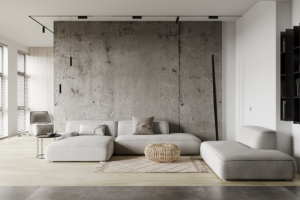 Общий вид на гостинную