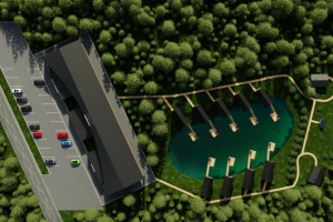 Визуализация базы отдыха