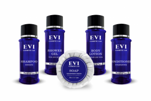 Дизайн флакона и этикетки косметических средств для отелей