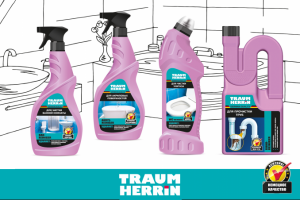 Дизайн серии бытовой химии Traum Herrin