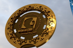 3D-модель медали Кубка мира нефтяных стран