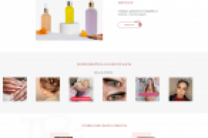 лэндинг салона красоты, полностью из уникальных блоков, Тильда